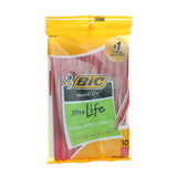 10 Count Round Stick Ballpoint Pen in Red [Set of 12]