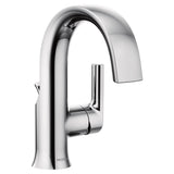 Moen Doux Chrome Collection OneHandle High Arc Laminar Stream Bathroom Faucet, Modern Bathroom Sink Faucet, S6910