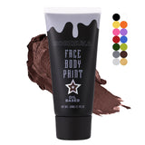 BOBISUKA Brown Face Paint, Oil-based Body Painting Kit, Cream Blendable Facepaint for Halloween Cosplay, Costume, Parties, Stage