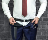 Purabelle MenS Casual Style And WomenS Casual Style Nylon Elastic Slip Adjustable Shirt Stay Clamps Holder Tucker Garter Belt 