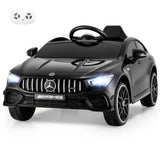 Costzon Ride on Car, 12V Licensed Mercedes-Benz Kids Electric Vehicles with Parent Remote, Rocking Function, Music & Horn, LED H
