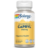 SOLARAY Capryl Sustained Release Caprylic Acid Healthy Gastrointestinal Tract Support 16 Servings 100 VegCaps