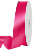 1 inch Hot Pink Ribbon,100 Yards 1 inch Hot Pink Satin Ribbon Solid Fabric Ribbon for Gift Wrapping Floral Bouquets Wedding Home