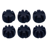 ECOMISTIQ 6X Flower Base Silicone Models Epoxy Resin Casting Jewelry Making Tool Black | Soap Molds Candle & Home Arts Crafts