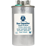 Appli Parts Dual Run Capacitor for ac 20+5 Mfd uF (microfarads) 370VAC or 450VAC CBB65 Round Universal fit for HVAC and Other Ap