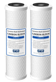 IPW Industries Inc. | 2Pack WHKFDB2 and DB1 Carbon Block Filter Cartridges for Undersink Water Filter/Whole House Water Filter