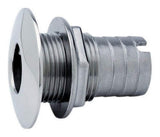 Attwood Stainless Steel Barbed Short Straight Thru-Hull, 1-Inch