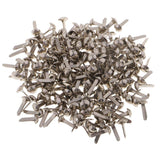 HEAVENGLOW 200 Pieces Metal Round Head Brads Paper Craft Scrapbook Fasteners SilverCrafts|Scrapbooking & Paper Crafts|Scrapbooki