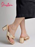 Shoetopia Women'S Heeled Sandal-4 Kids Uk (Shilpa-Golden)-Eu37,Gold,4,B0D1495B36