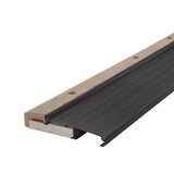 MD Building Products 78634 55/8 in. x 11/8 in. x 36 in. Bronze Adjustable Aluminum & Hardwood Threshold Kit Versatile Solut