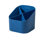 Karma Desk Holder - 4 Compartments, 80-100% Recycled Material, Eco Blue, 17248-16