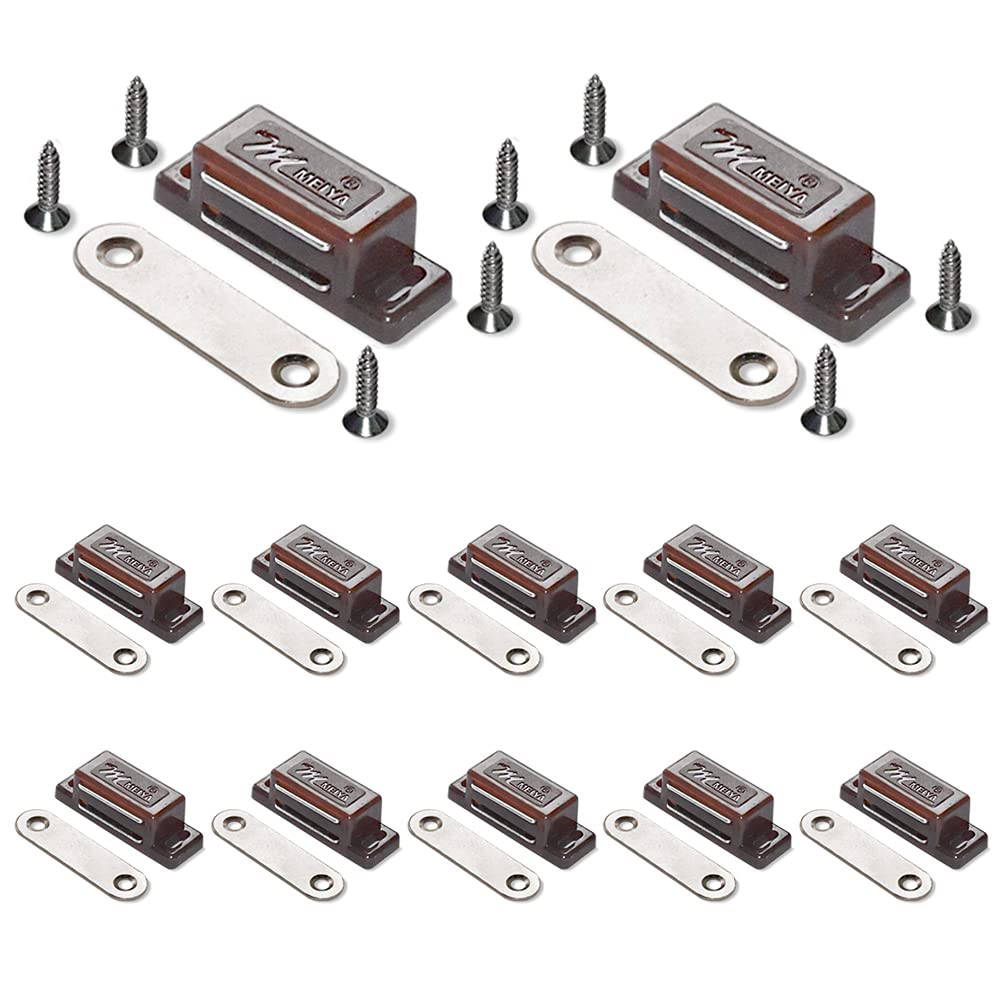 12 Pack Cabinet Magnets Magnetic Door Catch For Kitchen Bathroom Cupboard Wardrobe Closet Closures Cabinet Door Drawer Latch 15 