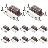 12 Pack Cabinet Magnets Magnetic Door Catch For Kitchen Bathroom Cupboard Wardrobe Closet Closures Cabinet Door Drawer Latch 15 