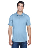Harriton Mens 4 oz. Polytech Polo M LIGHT BLUE