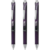 Pentel EnerGel XM Special Edition - BL77 A2-0.7mm Tip Nib - Retractable Liquid Gel Ink Rollerball Pen - 54% Recycled (Pack of 3,