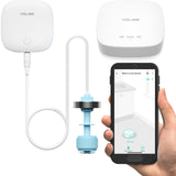 YoLink LoRa Water Level Monitoring Sensor Starter Kit: 1 YoLink Hub & Wireless BatteryPowered Float Switch Alarm, Sump Pump Ala