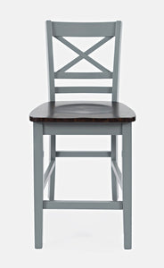 Jofran Inc. Asbury Park X-Back Stool (Set Of 2)