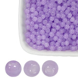 4mm Lavender Glass Seed Beads Bulks for Bracelets - 2000pcs Sparkling Round Space Smooth & Durable Beads for Jewelry Making, Nec