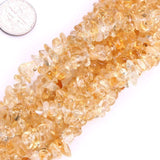 Genuine Citrine Chips Gemstone Beads 5-8mm Irregular Shaped Crystal Chip Stone Loose Bead for Jewelry Making 1 Strand 32