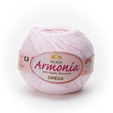 ARMONIA [100grs] by Omega Fine 100% Mercerized Cotton Thread | Great for Crochet and Knitting Color: 20 Baby Pink 30