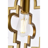Living District Indoor Modern Home Decorative Bright Ceiling Sandara 1 Light Pendant In Brass