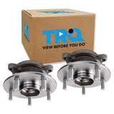TRQ Front Wheel Hub Bearings Assembly Set Compatible with 2021-2023 Lexus ES250 2021 Toyota Avalon 2018-2022 Camry