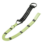 TRENDYNEST Numbered Markers Pull up Assistance Band Hanging Loop Adjustable Pull up Coach Woven Strap Foot Stirrup, Green