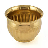 90T1 Brass Planters For Indoor Plants Antiqued Brass Vase Metal Planters For Living Room Golden Pots For Indoor Plants D