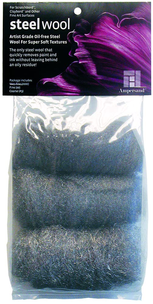 Ampersand Art Supply Scratchbord Artist Grade Steel Wool