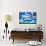 Oak And Clouds, Bavaria, Germany-Paper Art-46,,X33,,