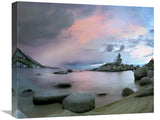 Hidden Beach At Sunset, Lake Tahoe, Nevada-Canvas Art-22X18.26