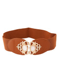 Rai Sahab Women Red Casual Embellished Stretchable Belt(5582Ib)