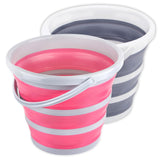 Craftend Collapsible Bucket 10L 2.6 Gallon Cleaning Bucket Mop Bucket Folding Foldable Portable Small Plastic Water Supplies for