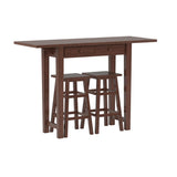 Winsome Mercer Double Drop Leaf Table With 2 Stools