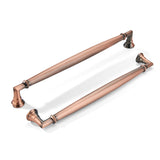 khtumeware 2 Pack 8 Inch(203mm) Brushed Antique Copper Cabinet Pulls Heavy Duty Soild Cabinet Handles Kitchen Cabinet Hardware f