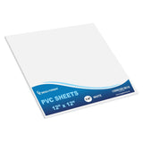 Mega Format Expanded PVC Plastic Sheets - 12 X 12 Rigid White Sheet for Crafts, Signage, & Displays - Sintra, Celtec PVC Board -