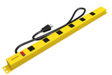 Stanley 31613 NCC31613 ShopMAX Pro 6Outlet SurgeProtector Power Bar, 4Foot Cord, Yellow