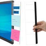 Office Desk Accessories 2pcs Monitor Memo Board Computer Message Board Office Supplies for Women Men Computer Sticky Note Holder