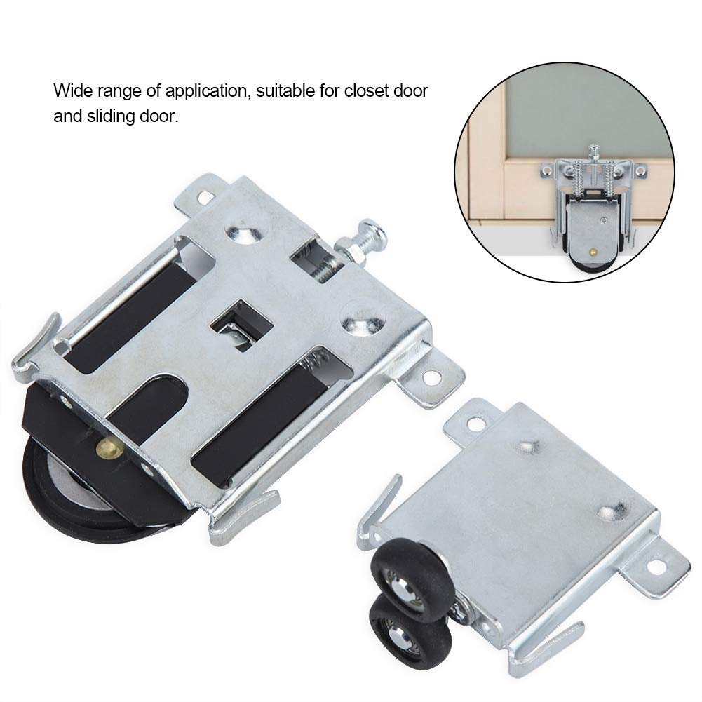 Closet Door Roller, Assembly,Closet Door Convex Wheel Pulley Sliding Door Roller Replacement Parts Accessories