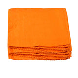 OEMBESTSELLER Yellow Cotton Size 27x28 inch, Highly Absorbent Cleaning Cloth Duster Orange Duster Big for Home, Kitchen, Car,