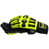BlackCanyon Outfitters Non-DEHP High-Impact High-Visibility Gloves Feature a DuPont Kevlar Lining - Large