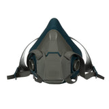 3M Rugged Comfort Half Facepiece Reusable Respirator 6501, NIOSH, Cool Flow Valve Helps Reduce Heat and Moisture, Silicone Faces