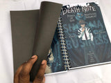 Sukechi Death Note Theme Spiral Notebook, Black, A5, 50 Sheets, 120 Gsm