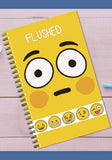 Pack Of 4 Emoji Smiley Theme Big Size Diaries|Emoji Smiley Theme Return Gift For Kids