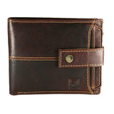 Style Shoes Men Brown Genuine Leather Wallet For Men
