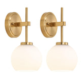Gold Battery Operated Wall Sconce Set of 2, Wireless Rechargeable Sconces Wall Lighting with Remote Control, LED Dimmable Wall L