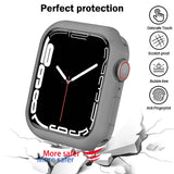 BOTOMALL Compatible with Apple Watch Bumper Case 40mm Series 6 5 4 SE Soft Flexible TPU Thin Lightweight Protective Cover for iW