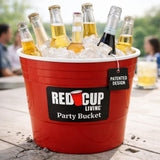 Reusable Red Party Ice Bucket
