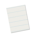 Pacon 2603 Ruled Newsprint Paper, 30 lbs., 81/2 x 11, White, 500 Sheets/Pack