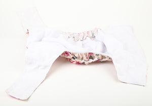 Sigzagor Teen Adult Cloth Diaper Nappy Reusable Washable for Disability (Squirrel Flowers)